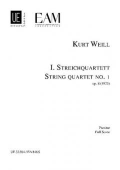 Streichquartett Nr. 1 op. 8 