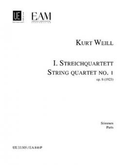 Streichquartett Nr. 1 op. 8 
