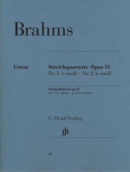 Streichquartette op. 51 Nr. 1 c-moll / Nr. 2 a-moll 