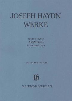 Sinfonien 1773 und 1774 