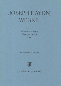 Barytontrios Nr. 49-72 