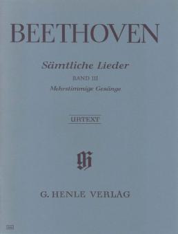 Sämtliche Lieder und Gesänge mit Klavier 3 
