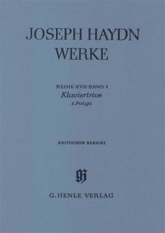 Klaviertrios 1. Folge - Kritischer Bericht 