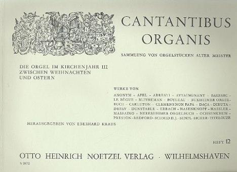 Cantantibus organis Heft 12 