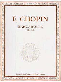 Barcarolle op. 60 