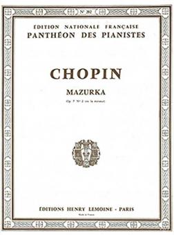 Mazurka op. 7 No. 2 en la mineur 