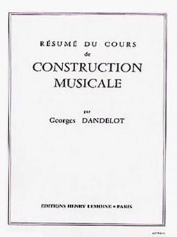 Résumé cours construcion musicale 