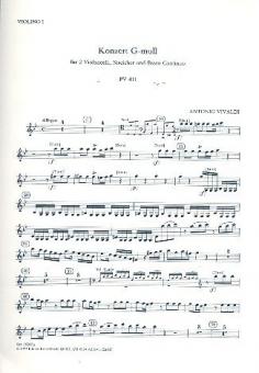 Konzert g-Moll PV 411 für 2 Violoncelli, Streichorchester und Bc. 