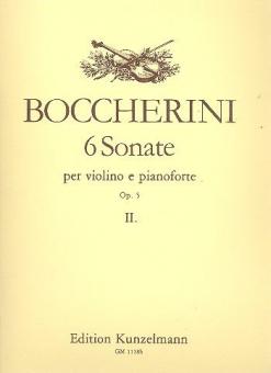 6 Sonaten für Violine und Klavier op. 5 Band 2 