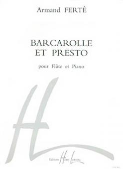 Barcarolle et presto 