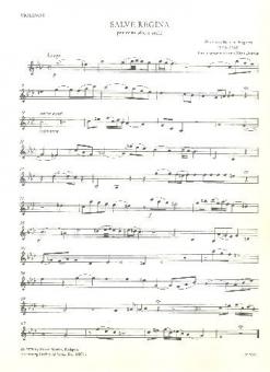 Salve Regina für Alt und Streichorchester 