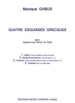 4 Esquisses grecques 