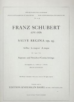 Salve Regina op.153 in A-Dur 