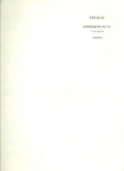 Konzert F-Dur PV 278 für 3 Violinen, Streichorchester und Bc. 