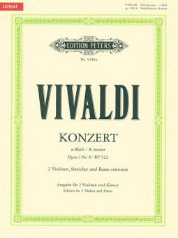 Konzert a-Moll op. 3, Nr. 8 RV 522 