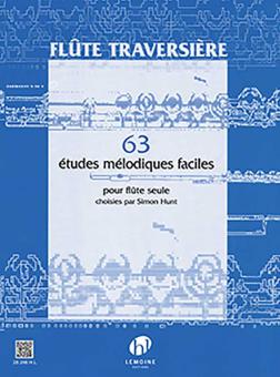 63 Etudes mélodiques faciles 