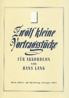 12 kleine Vortragsstücke 
