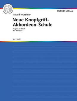 Neue Knopfgriff-Akkordeon-Schule (B-Griff) Standard