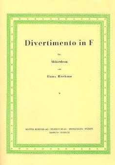 Divertimento in F op. 59 
