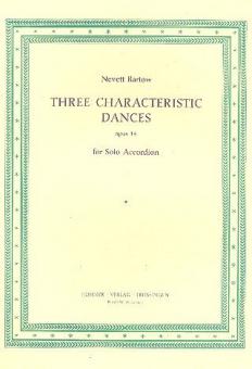 Three Characteristic Dances op. 14 