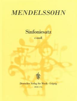 Sinfoniesatz c-moll 