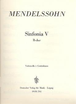 Sinfonia V B-dur 