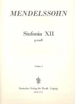 Sinfonia XII g-moll 