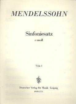Sinfoniesatz c-moll 