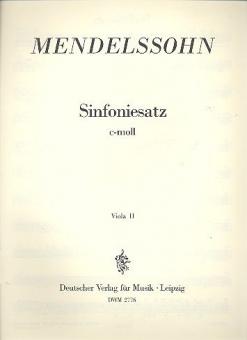 Sinfoniesatz c-moll 