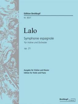 Symphonie espagnole op. 21 