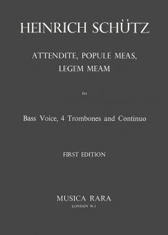 Attendite, populae meas, legam meam 