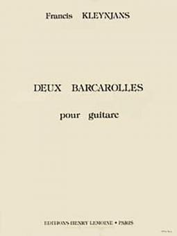 2 Barcarolles 