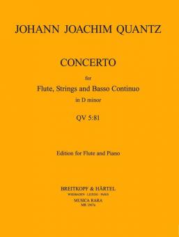 Flötenkonzert in d-moll QV 5:81 