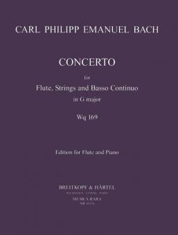 Flötenkonzert G-Dur Wq 169 
