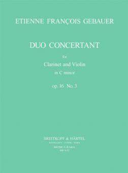 Duo Concertant c-moll op. 16 Nr. 3 
