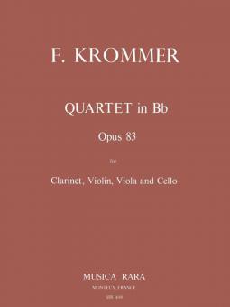 Quartett in B op. 83 