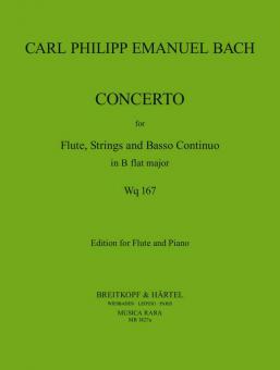 Flötenkonzert B-Dur Wq 167 