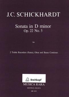 Sonaten op. 22 Nr. 5 d-Moll 