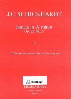 Sonaten op. 22 Nr. 6 a-Moll 