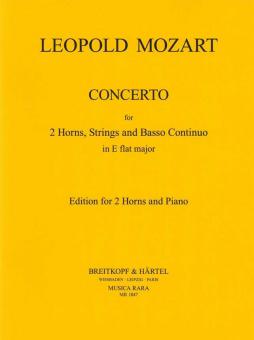 Concerto in Es-dur für 2 Hörner, Streicher und Basso continuo 