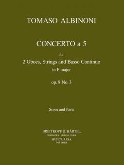 Concerto a 5 in F op. 9/3 