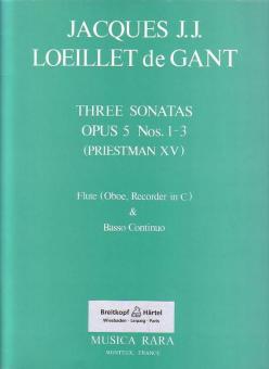 6 Sonaten op. 5 Nr. 1-3 