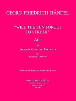 Will The Sun Forget To Streak (Arie) 