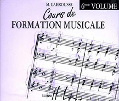 Cours de formation musicale 6 