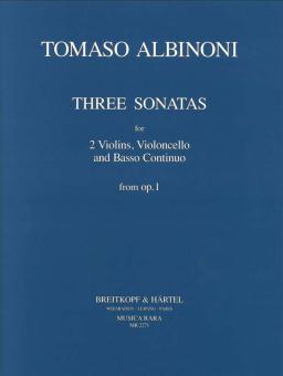 3 Sonaten aus 'Sonate à tre op. 1': Nr. 1-3 