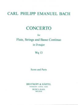 Flötenkonzert D-dur Wq 13 