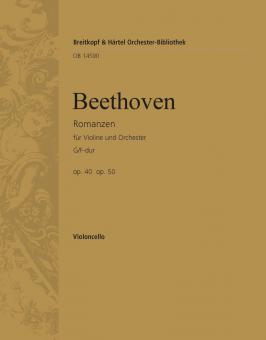 Romanzen G-Dur op. 40 und F-dur op. 50 für Violine und Orchester 