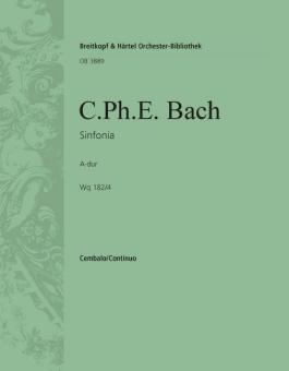 Sinfonia A-Dur Wq 182/4 