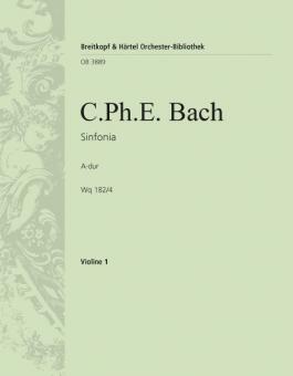 Sinfonia A-Dur Wq 182/4 