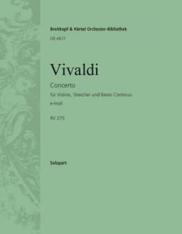 Concerto in e-Moll RV 275 